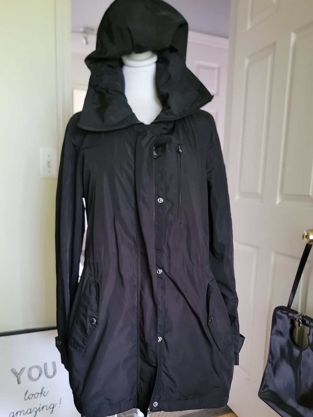 Ralph Lauren Size Small Women’s Black Hooded Anorak Jacket